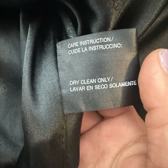 Bernardo Womens Black Faux Fur Coat Button Down Womens M EUC Mob Wives - Picture 6 of 11